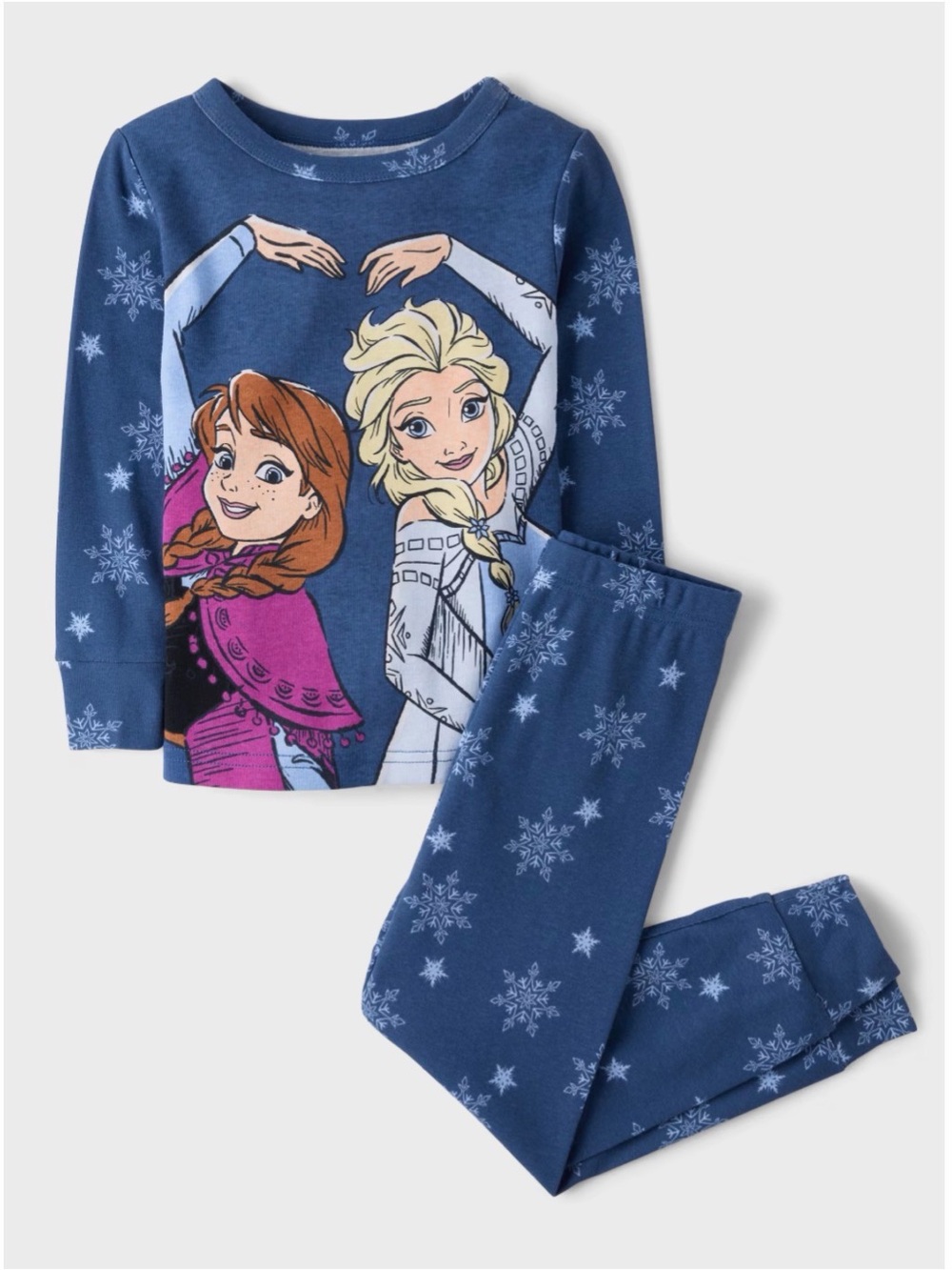 The Children’s Place Disney Girls Frozen™ Elsa Anna Cotton Pajamas Size 8